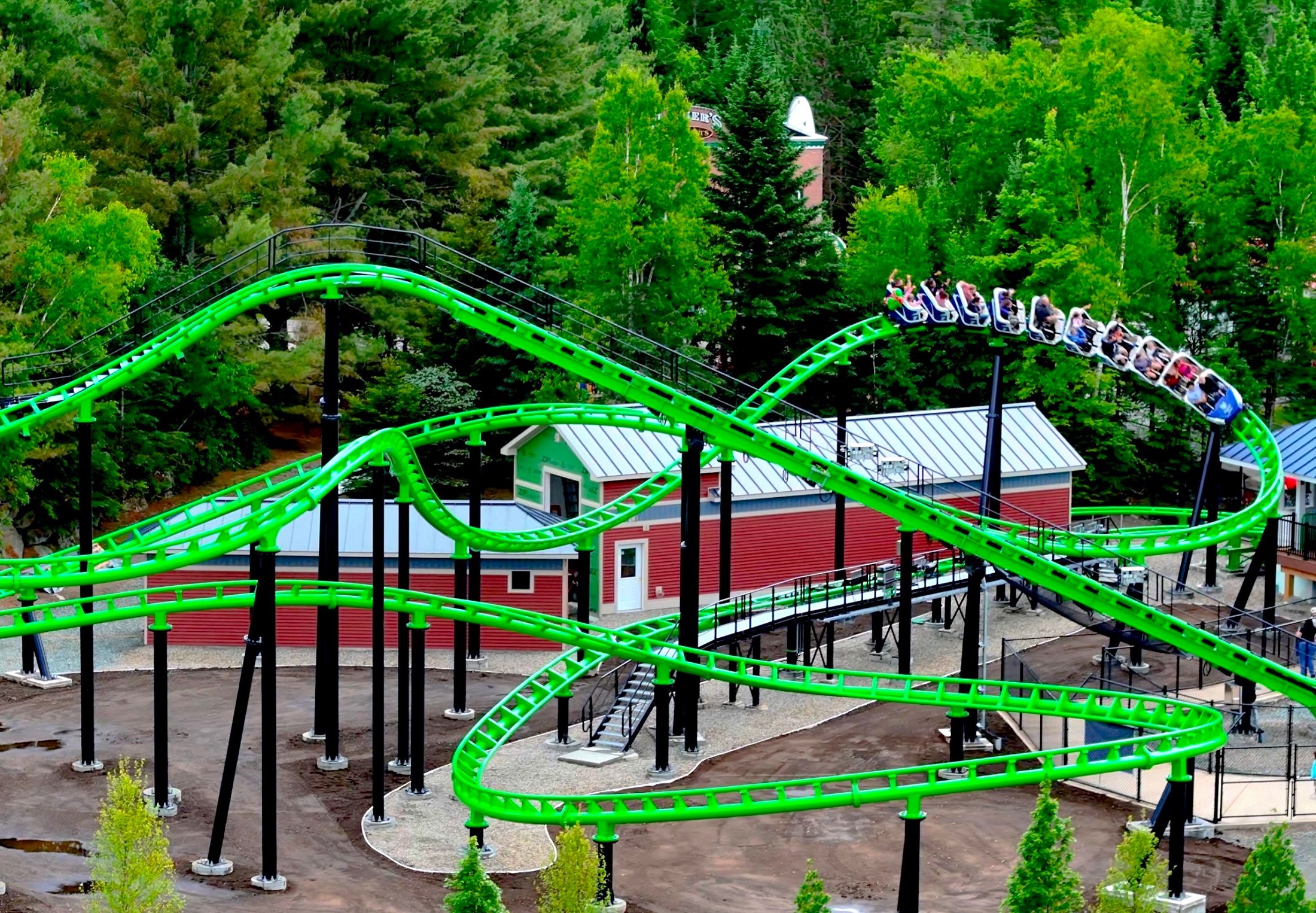 Rides and attractions at Santa's Village in Jefferson, NH